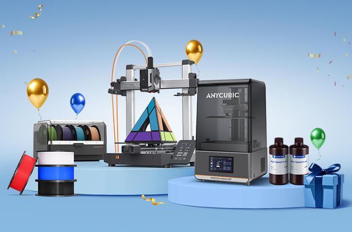 Anycubic Photon Mono M5s Pro - 14K HD High-Speed Resin 3D