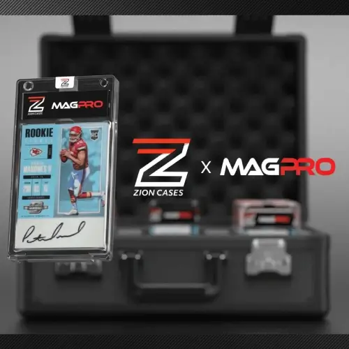 Zion Mag Pro Ultra Clear 55pt Magnetic Card Holders – 25 Pack For Trading Cards