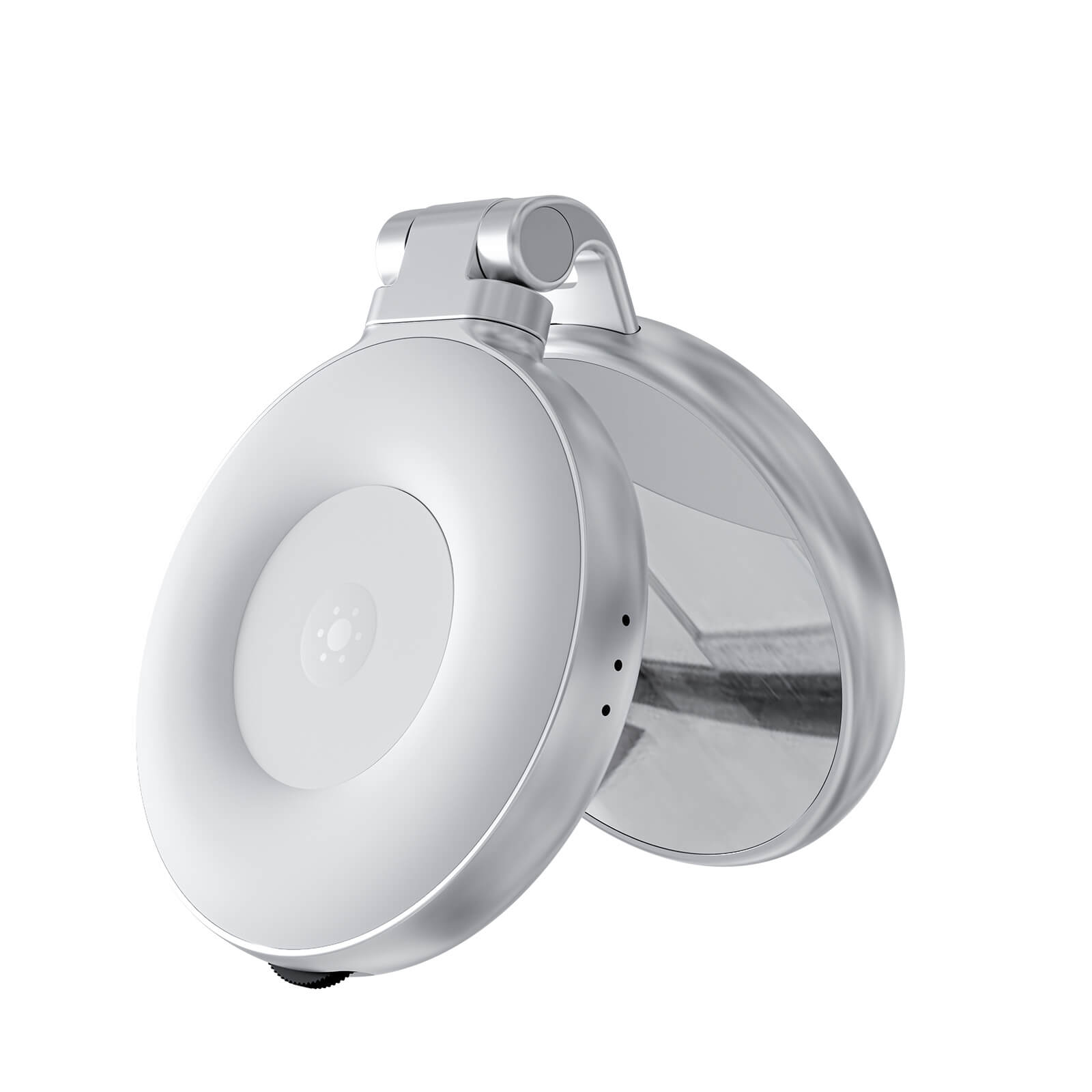 Magnetischer 3 Stufen Ring Light - Handyhalterung mit Spiegel und Licht