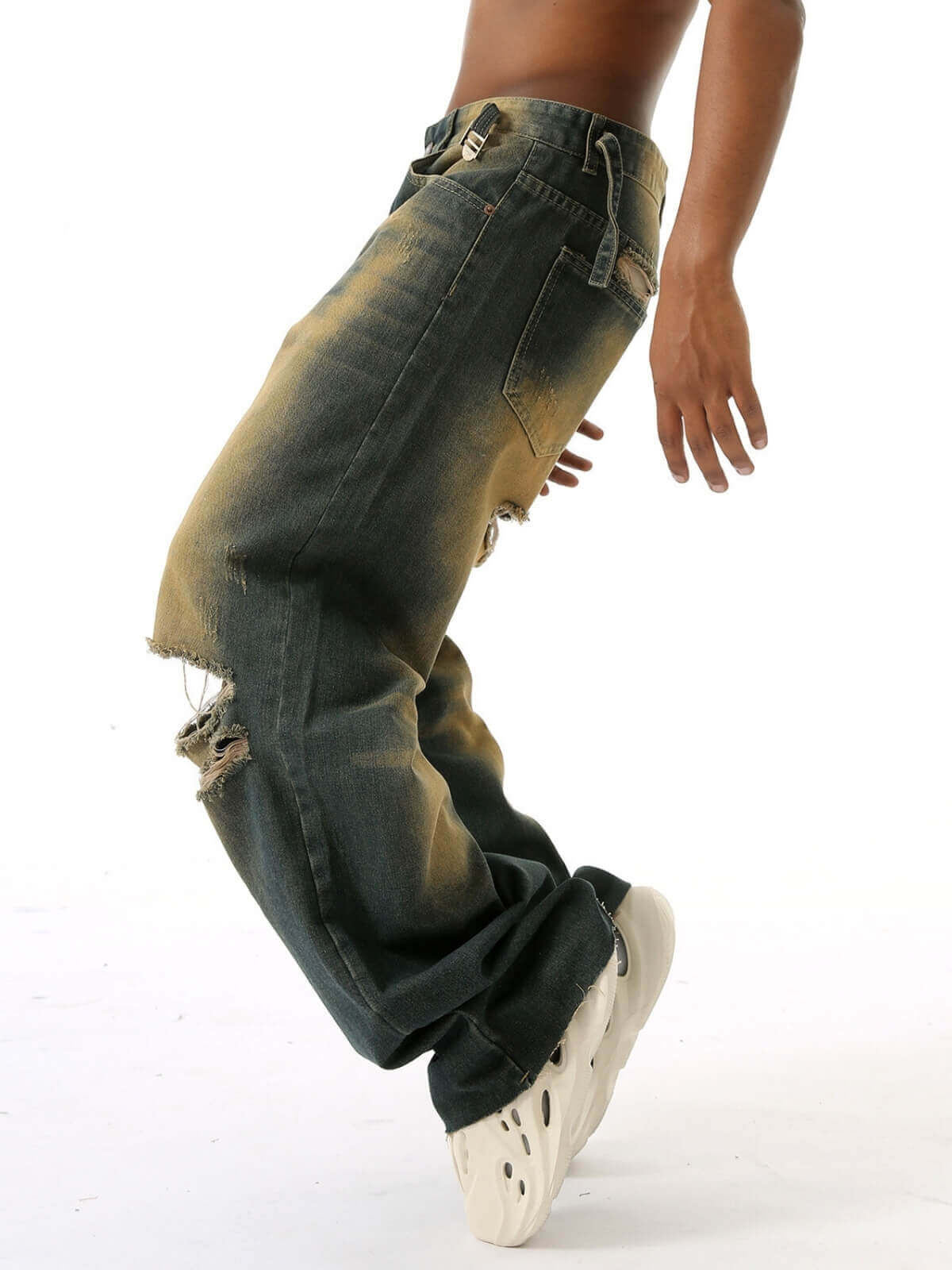 パンツ BLADE GRAFFITI LOOSE FIT JEANS OPIUM パンツ BLADE GRAFFITI